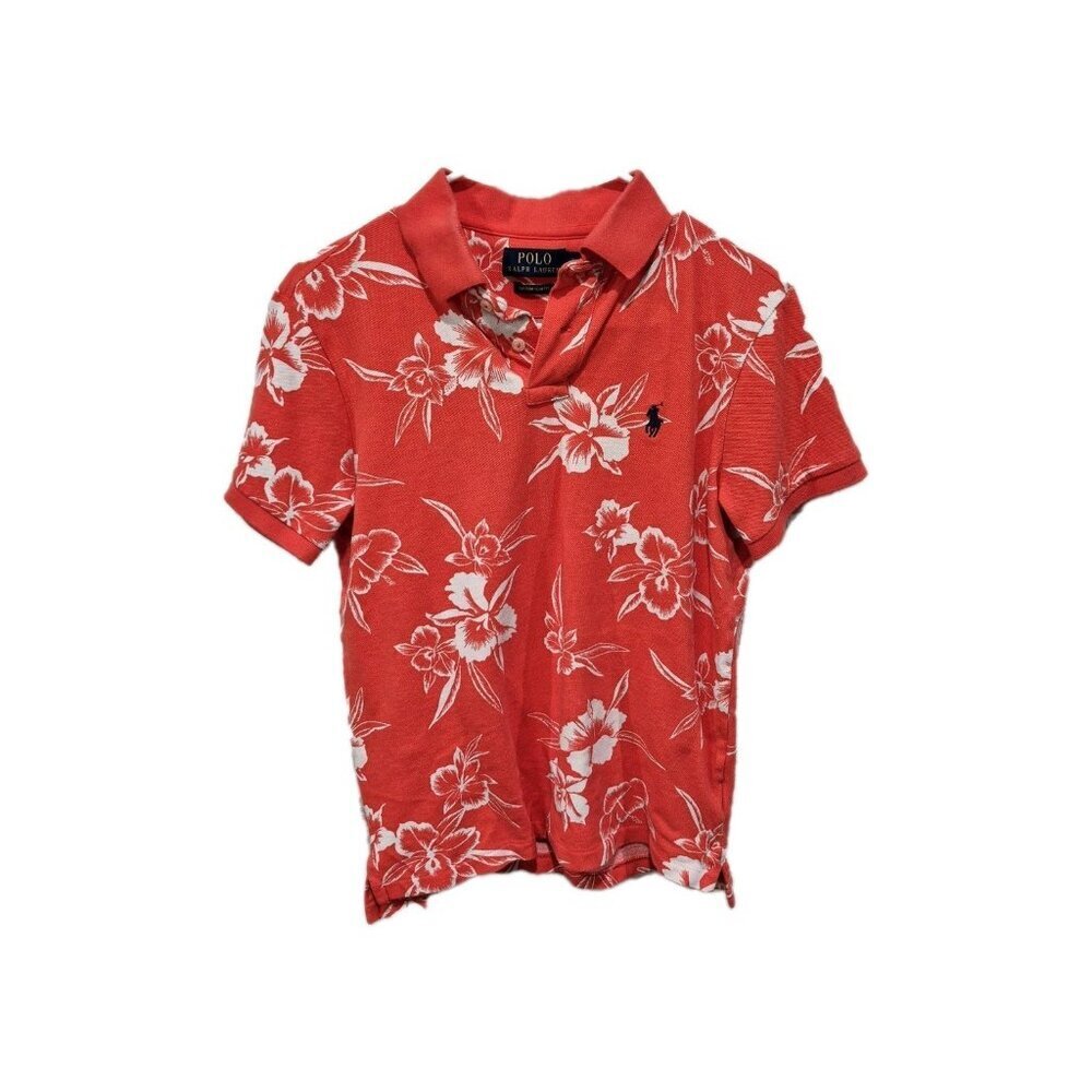 Ralph Lauren Polo Floral Tropical Printed Short Sleeve Polo Shirt mens Small